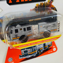 2023 Matchbox Moving Parts 70 Years Special Edition Seagrave Fire Truck plata metálico Camión Bombero