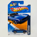 2012 Hot Wheels Toy R Us Exclusive Muscle Mania GM 69 Camaro Chevrolet azul metálico MC5