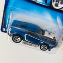 2003 Hot Wheels First Editions 1968 Mustang Ford 046 azul metálico 5SP Primera Edición
