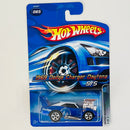 2006 Hot Wheels Mopar Madness 1969 Dodge Charger Daytona azul metálico 5SP