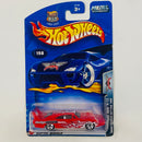 2003 Hot Wheels Final Run Dodge Charger Daytona 1969 198 rojo con flamas 5SP Última Producción