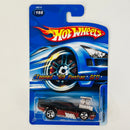 2006 Hot Wheels Tooned 69 Pontiac GTO 155 negro con flamas 5SP