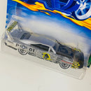 2001 Hot Wheels Rod Squadron Dodge Daytona Charger 065 plata LW