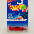 1996 Hot Wheels First Editions 1970 Dodge Charger Daytona rojo SB Primera Edición - Detalle Burbuja