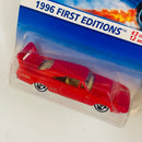 1996 Hot Wheels First Editions 1970 Dodge Charger Daytona rojo SB Primera Edición - Detalle Burbuja