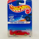 1996 Hot Wheels First Editions 1970 Dodge Charger Daytona rojo LW Primera Edición