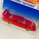 1996 Hot Wheels First Editions 1970 Dodge Charger Daytona rojo LW Primera Edición