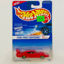 1996 Hot Wheels First Editions 1970 Dodge Charger Daytona rojo 7SP Primera Edición