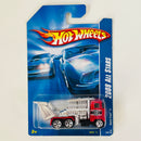2008 Hot Wheels All Stars Semi Fast II Ford Stake Bed Truck rojo 5SP