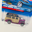 1999 Hot Wheels Surf n Fun Series 40s Woodie Ford morado 5SP base ZAMAC