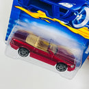 2003 Hot Wheels Mercedes Benz 500SL rojo metálico PR5