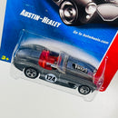 2008 Hot Wheels Web Trading Cars Austin Healey gris metálico 5SP