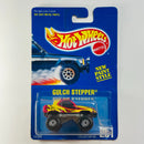 1995 Hot Wheels Gulch Stepper 251 rojo CT base ZAMAC