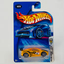 2004 Hot Wheels First Editions Asphalt Assault 073 amarillo metálico 10SP Primera Edición