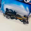 2004 Hot Wheels First Editions F-Racer 030 negro PR5 Primera Edición