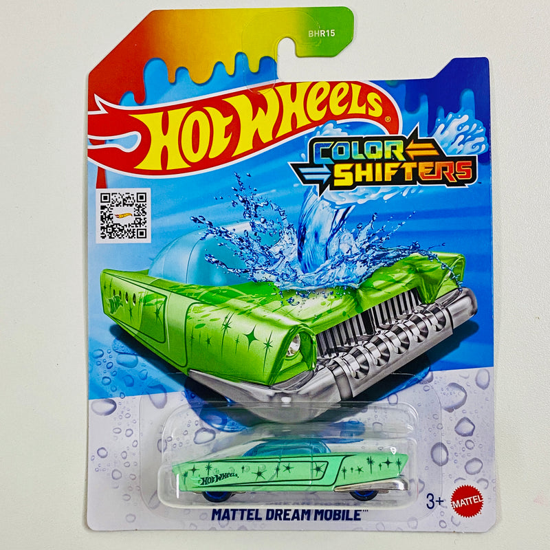 2025 Hot Wheels Color Shifters Mattel Dream Mobile turquesa y verde oscuro 5SP - Cambia de Color