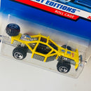 2000 Hot Wheels First Editions Roll Cage amarillo SB base ZAMAC Primera Edición