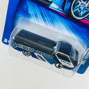 2004 Hot Wheels Roll Patrol Dodge Deora 199 negro 3SP base ZAMAC