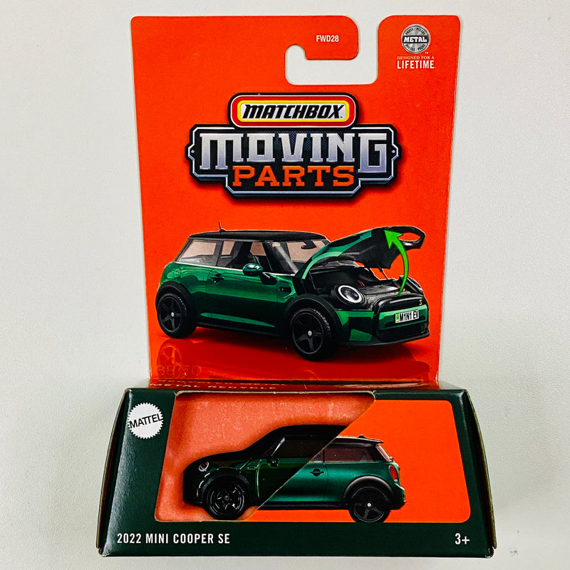 2025 Matchbox Moving Parts 2022 Mini Cooper SE verde