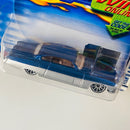 2003 Hot Wheels First Editions Fish'd & Chip'd Jaguar Mark X 016 azul con plata metálico 10SP Primera Edición