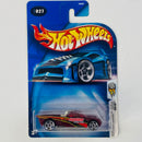 2004 Hot Wheels First Editions Bedlam 027 granate PR5 base ZAMAC Primera Edición
