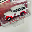 2019 Greenlight Running on Empty Autolite Spark Plugs 1939 Chevrolet Panel Truck rojo Llantas de Goma