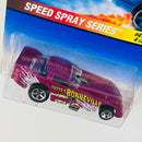 1997 Hot Wheels Speed Spray Series Ford Funny Car morado 5SP base ZAMAC