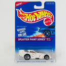 1996 Hot Wheels Splatter Paint Series Ford Side-Splitter blanco 5SP base ZAMAC