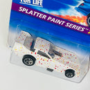 1996 Hot Wheels Splatter Paint Series Ford Side-Splitter blanco 5SP base ZAMAC