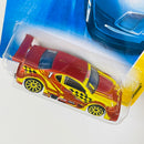 2008 Hot Wheels New Models Amazoom rojo con amarillo 10SP Primera Edición