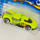 2001 Hot Wheels Maelstrom 233 amarillo fluorescente 5DOT