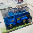 2017 M2 Machines Auto-Trucks Limited Edition 1/6,888 1958 Dodge COE Truck R46 azul Llantas de Goma