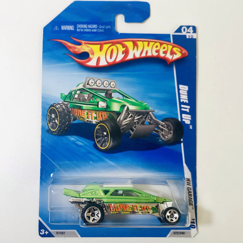 2010 Hot Wheels HW Garage Dune It Up verde 5SP