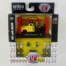 2018 M2 Machines Model Kit Limited Edition 1/7,880 Mooneyes 1956 Ford F-100 Tow Truck R17 amarillo Llantas de Goma