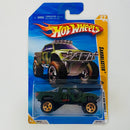 2010 Hot Wheels New Models Sandblaster 2010 Ford F-150 SVT Raptor verde oliva camuflado militar 5SP Primera Edición