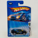 2004 Hot Wheels First Editions Off Track 084 negro 5SP base ZAMAC Primera Edición