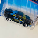 2004 Hot Wheels First Editions Off Track 084 negro 5SP base ZAMAC Primera Edición