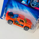 2004 Hot Wheels First Editions Off Track 084 naranja 5SP base ZAMAC Primera Edición