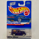 2000 Hot Wheels First Editions Anglia Panel Truck Ford morado metálico 5SP Primera Edición