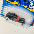 2001 Hot Wheels Rat Rods 1927 Ford Track T 057 negro WW base ZAMAC