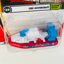 2002 Matchbox CHASE de Edición Limitada 1/10,000 50th Anniversary Ultimate Rescue Fire Hovercraft rojo Bombero con Cañón de Agua Giratorio