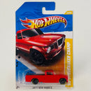 2011 Hot Wheels New Models 63 Studebaker Champ rojo Goodyear 5SP Primera Edición