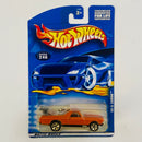 2000 Hot Wheels 68 El Camino Chevrolet 246 naranja metálico 5SP base ZAMAC