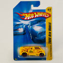 2008 Hot Wheels New Models Custom 77 Dodge Van amarilla OH5 Primera Edición