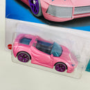 2022 Hot Wheels Tooned Barbie Extra Fiat 500e rosado Y5 Primera Edición