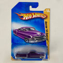 2009 Hot Wheels New Models Custom 53 Cadillac morado metálico 5SP Primera Edición