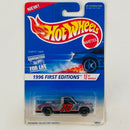 1996 Hot Wheels First Editions Chevy 1500 Silverado C1500 gris Goodyear 7SP base ZAMAC Primera Edición