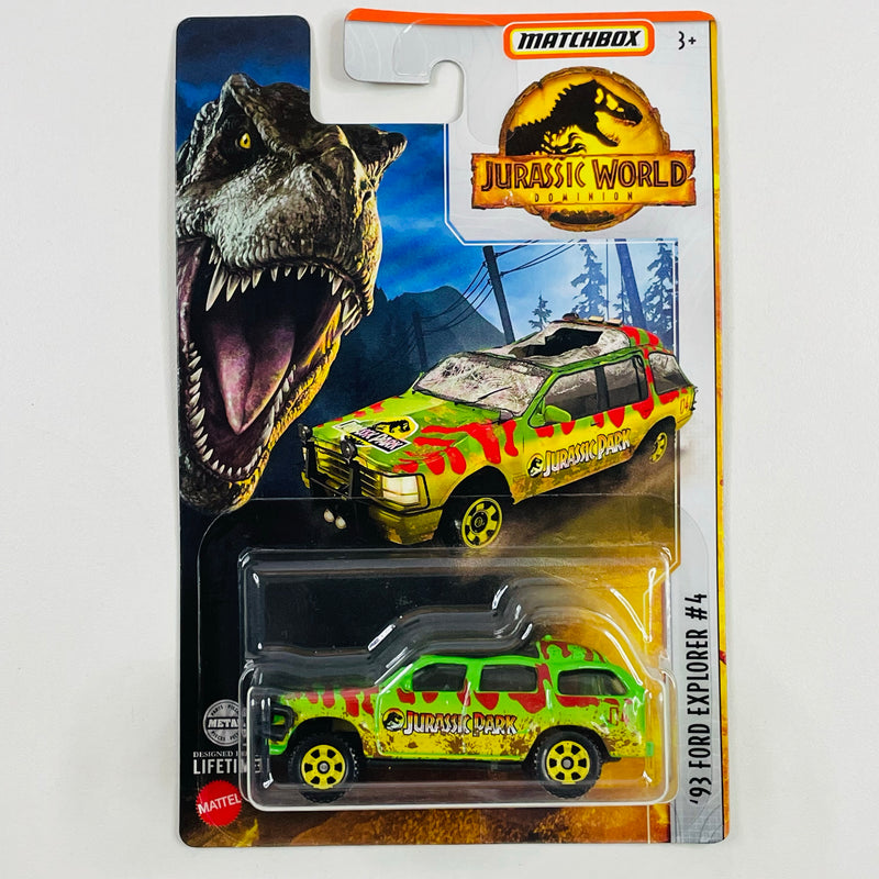 2022 Matchbox Jurassic World Dominion 93 Ford Explorer