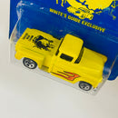 1998 Hot Wheels Limited Edition 1/10,000 White's Guide Exclusive 56 Flashsider 1956 Chevrolet Task Force amarillo con flamas 5SP