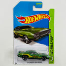 2014 Hot Wheels HW Workshop 71 Plymouth Road Runner verde metálico MC5